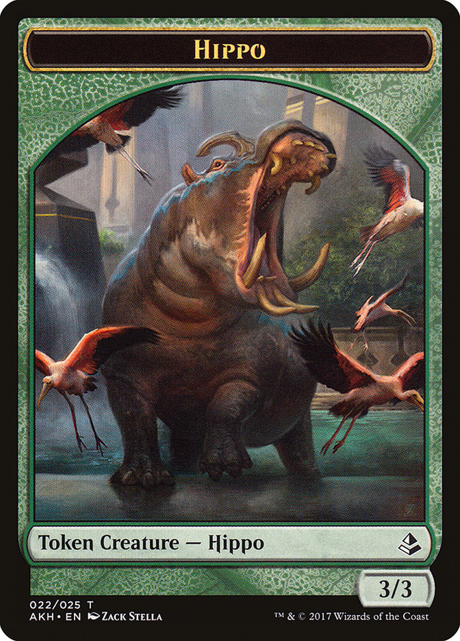 Hippo Token [Amonkhet Tokens] | Gear Gaming Bentonville