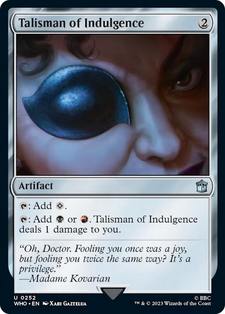 Talisman of Indulgence [Doctor Who] | Gear Gaming Bentonville