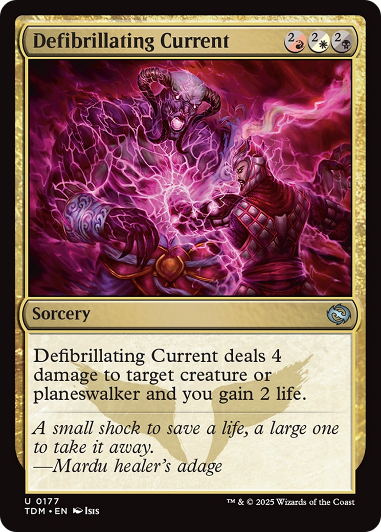 Defibrillating Current [Tarkir: Dragonstorm] | Gear Gaming Bentonville