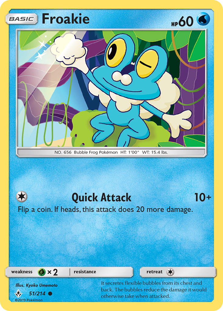 Froakie (51/214) [Sun & Moon: Unbroken Bonds] | Gear Gaming Bentonville
