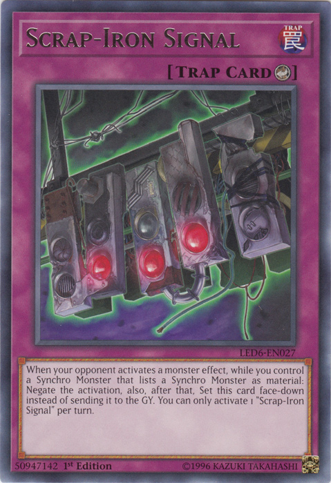 Scrap-Iron Signal [LED6-EN027] Rare | Gear Gaming Bentonville