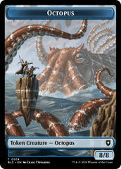 Octopus // Rabbit Double-Sided Token [Bloomburrow Commander Tokens] | Gear Gaming Bentonville