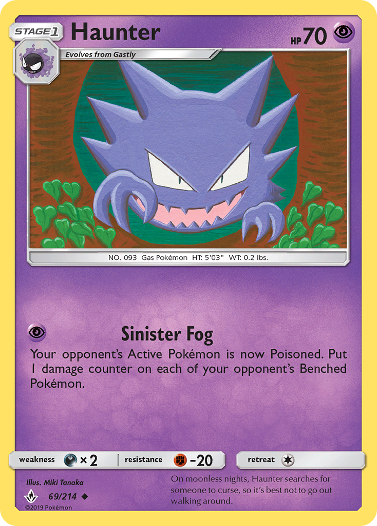 Haunter (69/214) [Sun & Moon: Unbroken Bonds] | Gear Gaming Bentonville