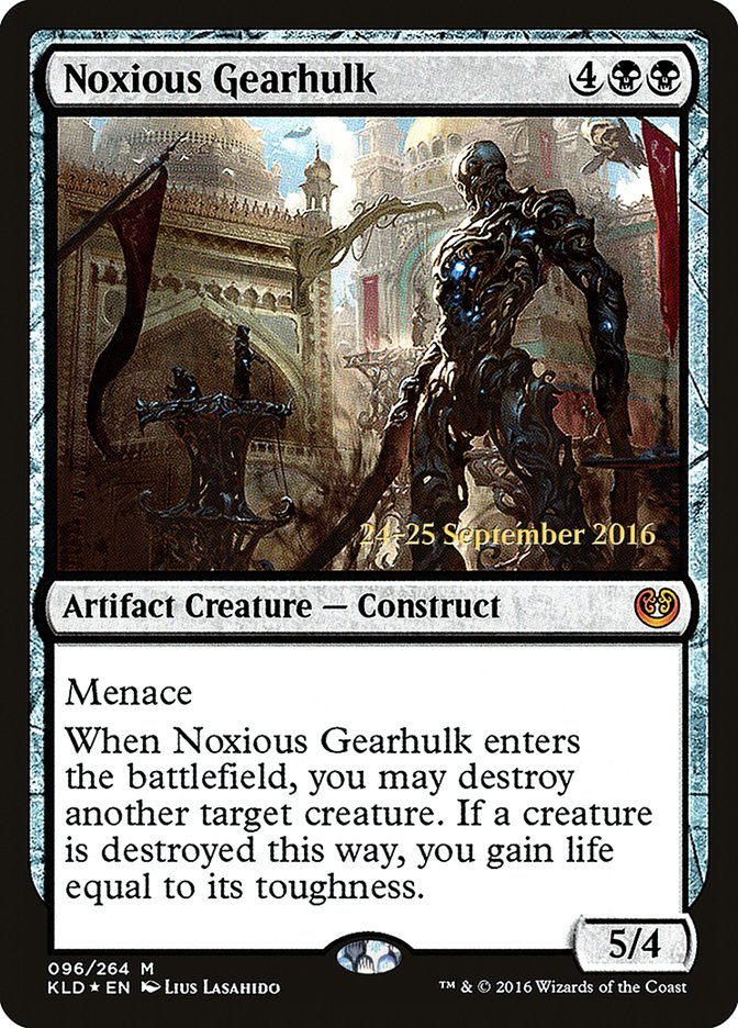Noxious Gearhulk [Kaladesh Prerelease Promos] | Gear Gaming Bentonville