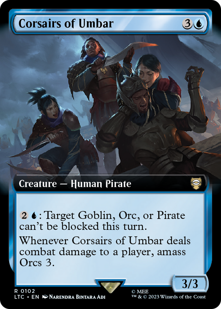 Corsairs of Umbar (Extended Art) [The Lord of the Rings: Tales of Middle-Earth Commander] | Gear Gaming Bentonville