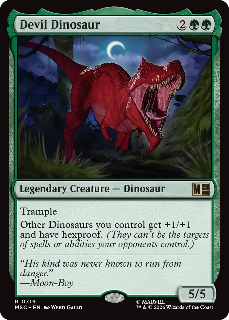 Devil Dinosaur [Marvel Super Heroes Commander] | Gear Gaming Bentonville
