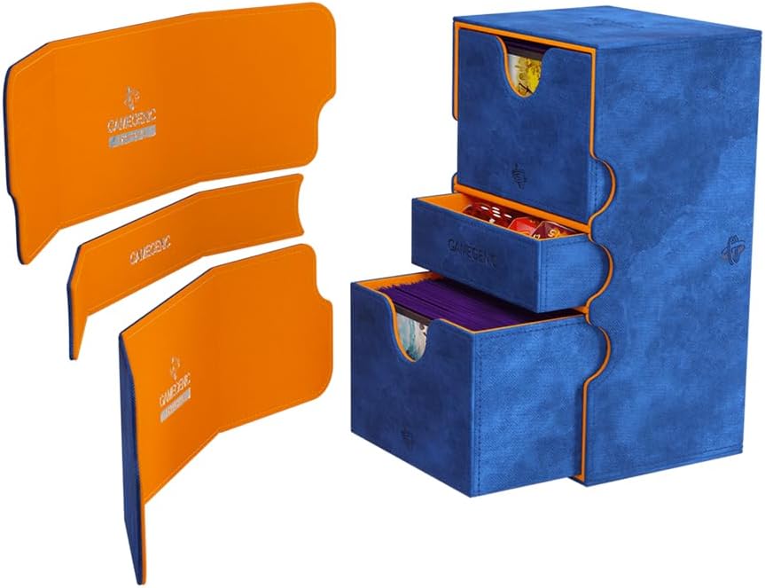 Gamegen!cs Stronghold 200+ XL Deck Box: Blue/Orange  Exclusive Color | Gear Gaming Bentonville