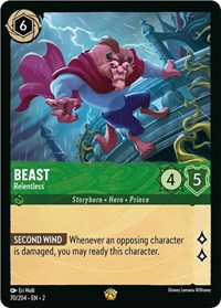 Beast - Relentless (70/204) [Rise of the Floodborn] | Gear Gaming Bentonville