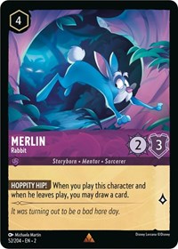 Merlin - Rabbit (52/204) [Rise of the Floodborn] | Gear Gaming Bentonville