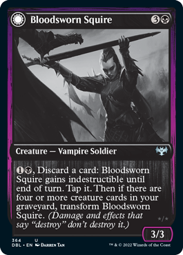 Bloodsworn Squire // Bloodsworn Knight [Innistrad: Double Feature] | Gear Gaming Bentonville