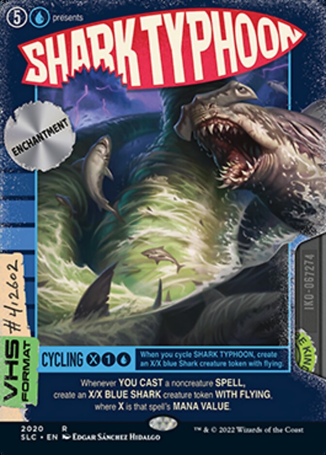 Shark Typhoon (Borderless Alternate Art) [Secret Lair Countdown Kit] | Gear Gaming Bentonville