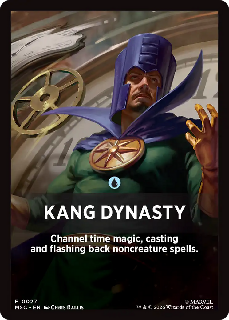 Kang Dynasty Theme Card [Marvel Super Heroes Commander] | Gear Gaming Bentonville