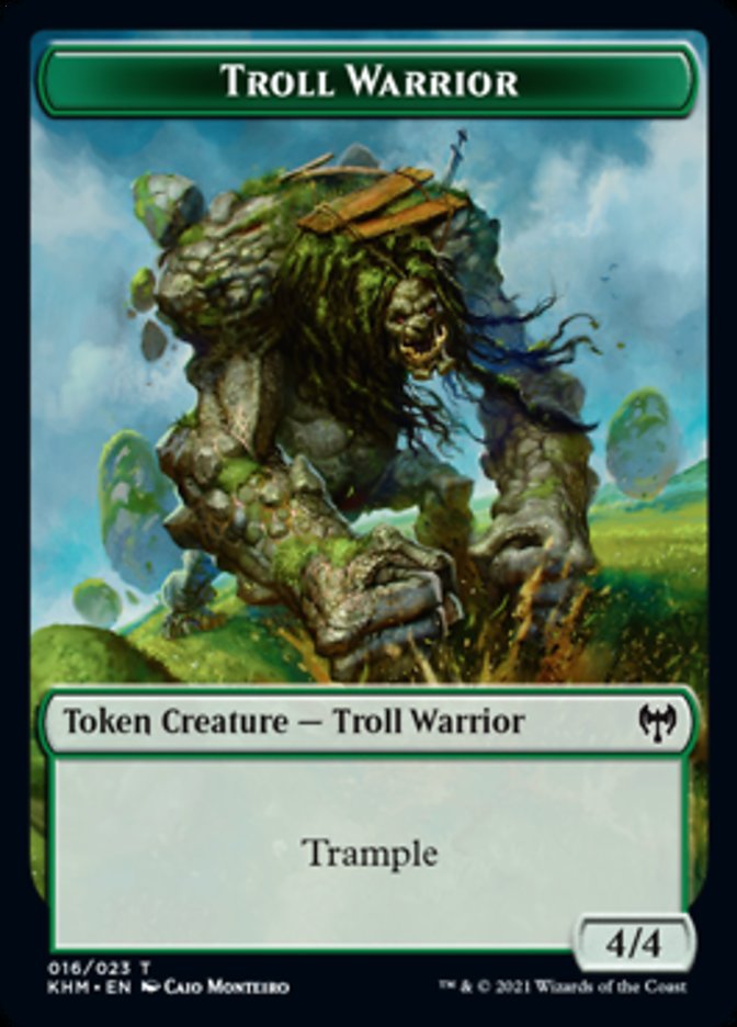 Troll Warrior Token [Kaldheim Tokens] | Gear Gaming Bentonville