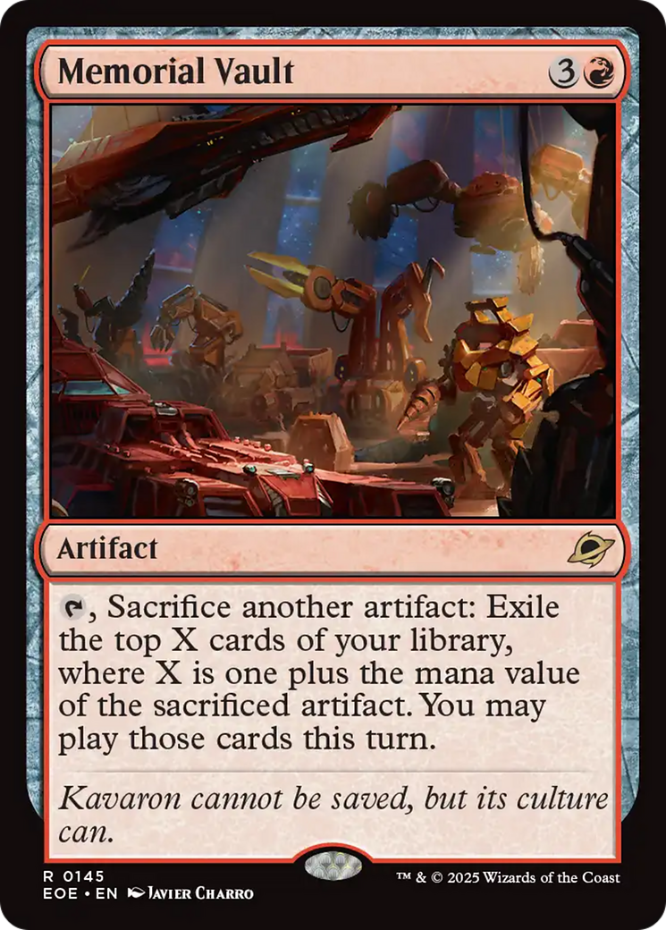 Memorial Vault [Edge of Eternities] | Gear Gaming Bentonville
