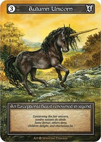 Autumn Unicorn (Foil) [Alpha] | Gear Gaming Bentonville
