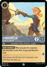 Cinderella - Knight in Training (176/204) [Rise of the Floodborn] | Gear Gaming Bentonville