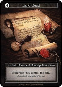 Land Deed (Foil) [Alpha] | Gear Gaming Bentonville