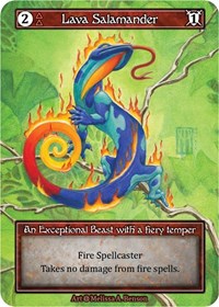 Lava Salamander (Foil) [Alpha] | Gear Gaming Bentonville