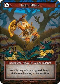 Leap Attack (Foil) [Alpha] | Gear Gaming Bentonville