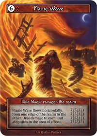 Flame Wave (Foil) [Alpha] | Gear Gaming Bentonville
