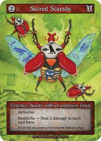 Sacred Scarabs (Preconstructed Deck) [Alpha] | Gear Gaming Bentonville