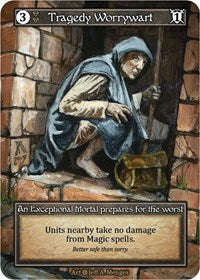 Tragedy Worrywart (Foil) [Alpha] | Gear Gaming Bentonville