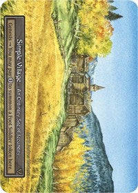 Simple Village (Foil) [Alpha] | Gear Gaming Bentonville