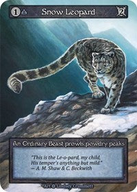 Snow Leopard (Preconstructed Deck) [Alpha] | Gear Gaming Bentonville