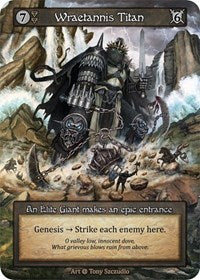 Wraetannis Titan (Preconstructed Deck) [Alpha] | Gear Gaming Bentonville