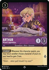 Arthur - Wizard's Apprentice (35/204) [Rise of the Floodborn] | Gear Gaming Bentonville