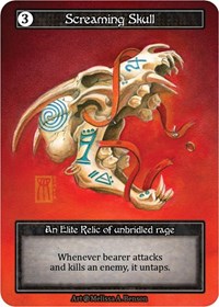 Screaming Skull (Foil) [Beta] | Gear Gaming Bentonville