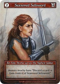Seasoned Sellsword (Foil) [Beta] | Gear Gaming Bentonville