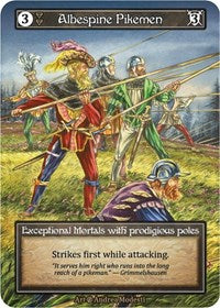 Albespine Pikemen (Foil) [Beta] | Gear Gaming Bentonville