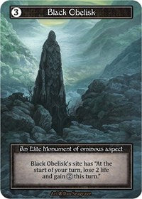 Black Obelisk (Foil) [Beta] | Gear Gaming Bentonville