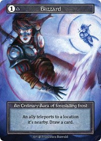 Blizzard (Foil) (Misprint) [Beta] | Gear Gaming Bentonville