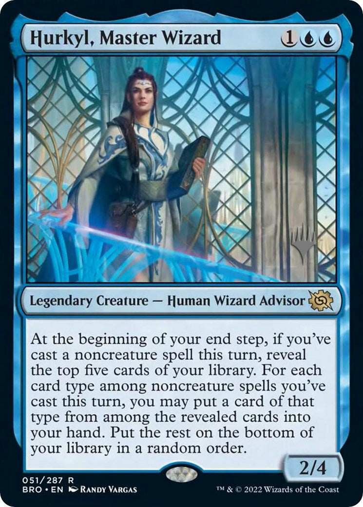 Hurkyl, Master Wizard (Promo Pack) [The Brothers' War Promos] | Gear Gaming Bentonville