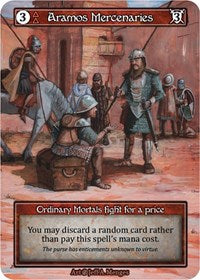 Aramos Mercenaries (Foil) [Beta] | Gear Gaming Bentonville