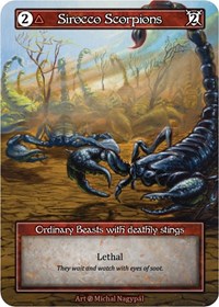 Sirocco Scorpions (Foil) [Beta] | Gear Gaming Bentonville