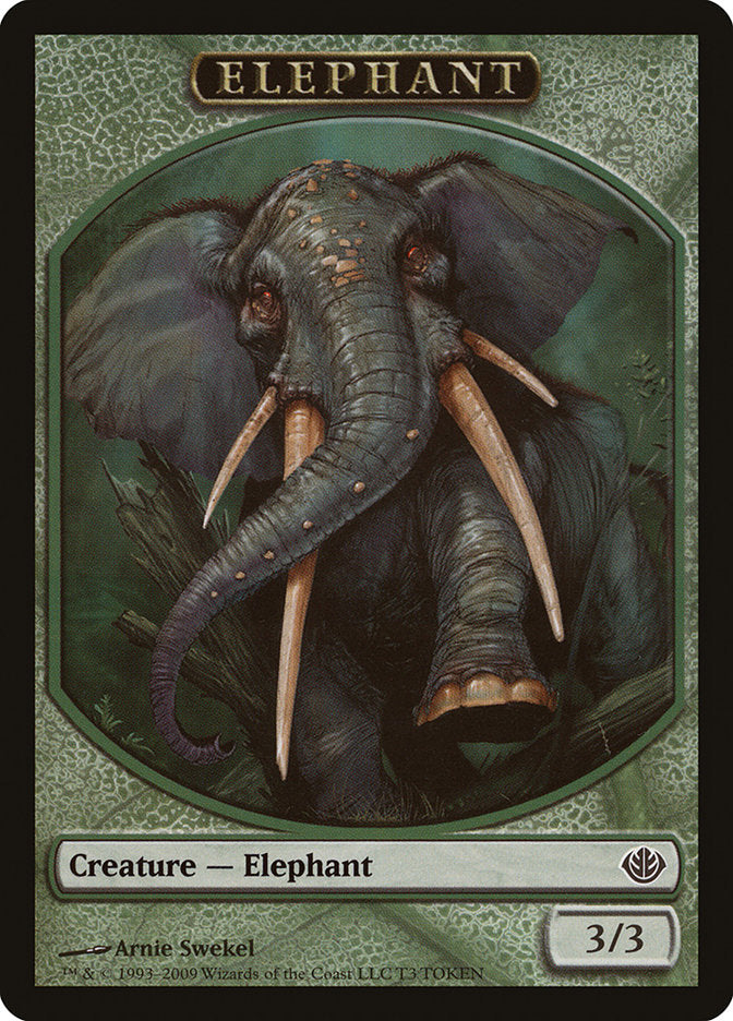 Elephant Token [Duel Decks: Garruk vs. Liliana Tokens] | Gear Gaming Bentonville