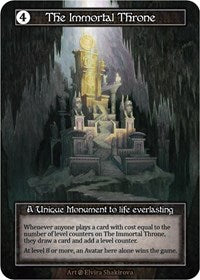 The Immortal Throne (Foil) [Beta] | Gear Gaming Bentonville