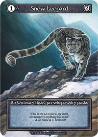Snow Leopard (Foil) [Beta] | Gear Gaming Bentonville