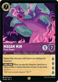 Madam Mim - Purple Dragon (47/204) [Rise of the Floodborn] | Gear Gaming Bentonville