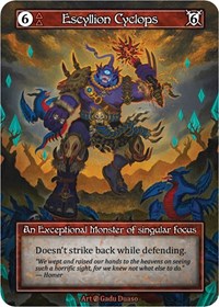 Escyllion Cyclops (Foil) [Beta] | Gear Gaming Bentonville