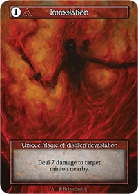 Immolation (Foil) [Beta] | Gear Gaming Bentonville