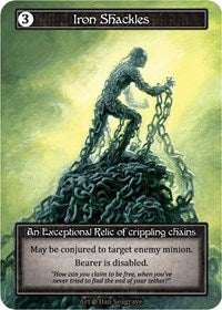 Iron Shackles (Foil) [Beta] | Gear Gaming Bentonville