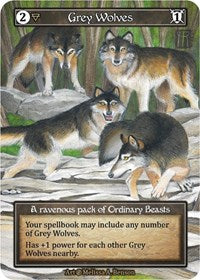 Grey Wolves (Foil) [Beta] | Gear Gaming Bentonville