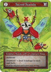 Sacred Scarabs (Foil) [Beta] | Gear Gaming Bentonville