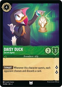 Daisy Duck - Secret Agent (76/204) [Rise of the Floodborn] | Gear Gaming Bentonville