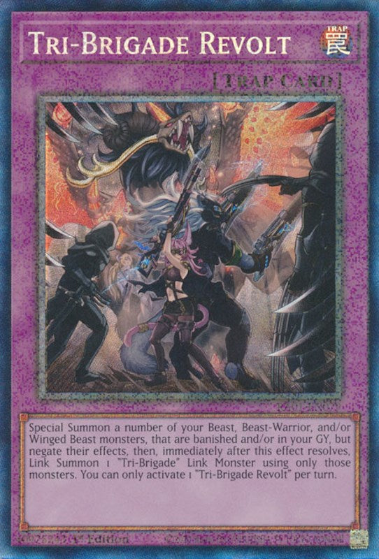 Tri-Brigade Revolt [RA01-EN079] Prismatic Collector's Rare | Gear Gaming Bentonville