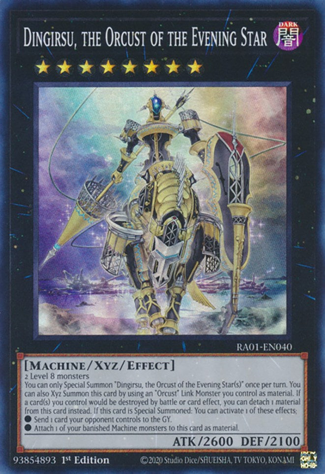 Dingirsu, the Orcust of the Evening Star [RA01-EN040] Super Rare | Gear Gaming Bentonville